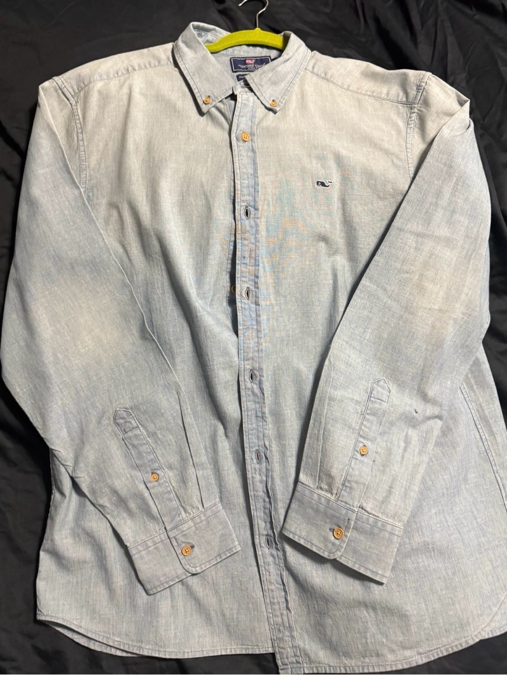 Vineyard Vines Light Blue 100% Cotton Men’s Button-Down Shirt
